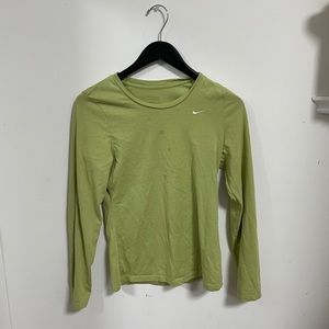Sage/ Pastel green Nike long sleeve top